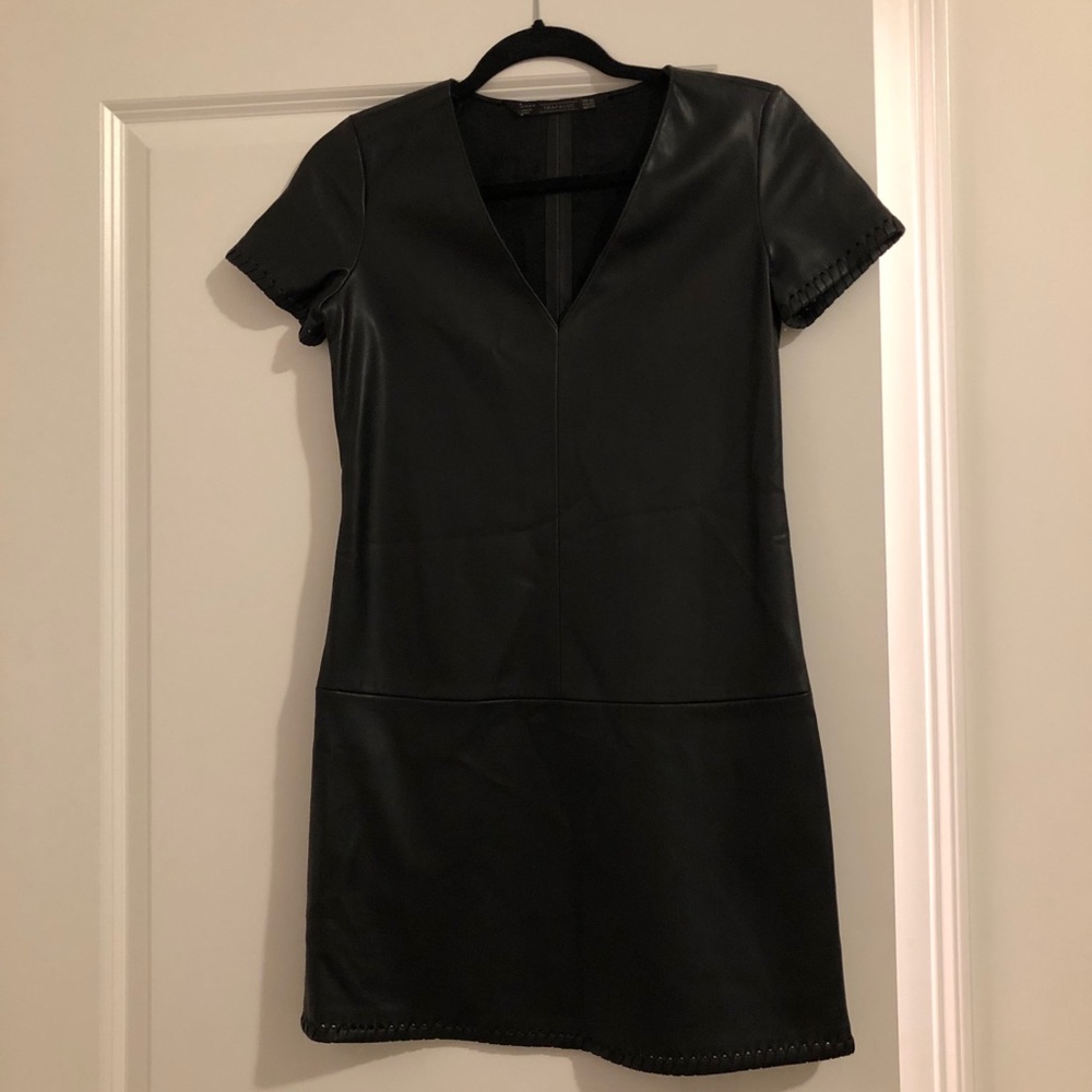 Zara Pleather Dress